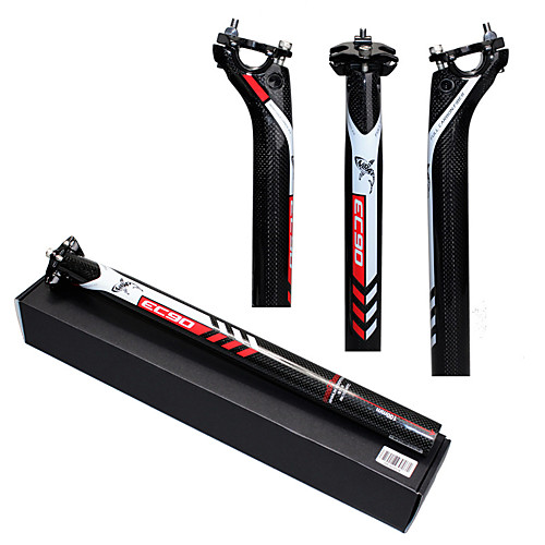 

Carbon Fiber Bike Seatpost 27.2/30.8/31.6 mm 400 mm Road Bike Mountain Bike MTB Cycling UD Black Carbon Fiber