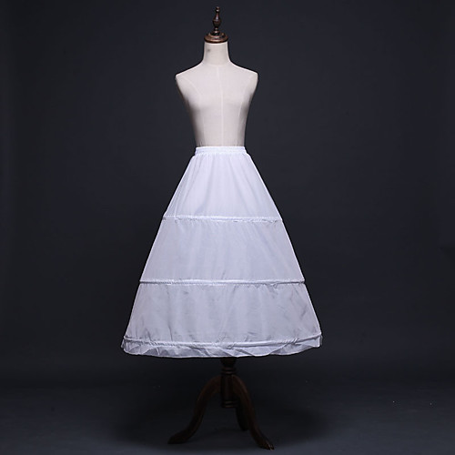 

Bride Classic Lolita 1950s Layered Vacation Dress Dress Petticoat Hoop Skirt Crinoline Prom Dress Women's Girls' Costume White Vintage Cosplay Wedding Party Princess
