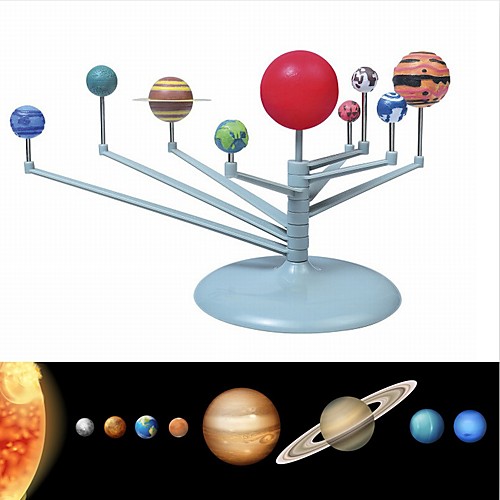 

Solar System Model DIY Toys Child Science and Technology Learning Solar System Planet Teaching Assembly Coloring Educational Toy