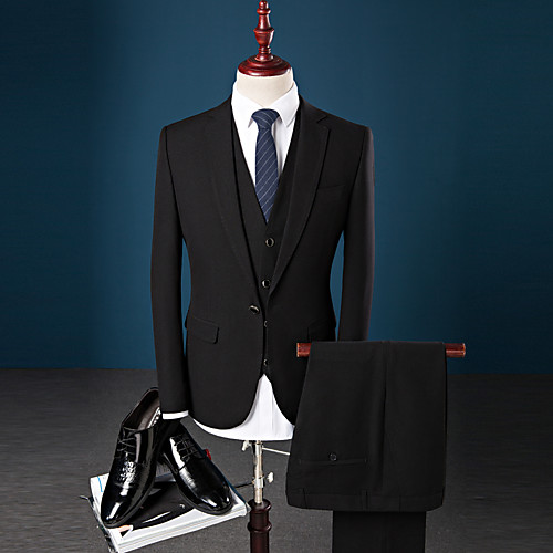 

Tuxedos Standard Fit Notch Single Breasted One-button Polyester