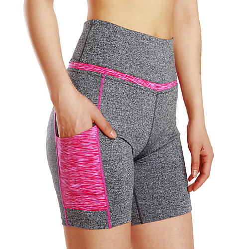 

Women's Yoga Shorts Color Block Fitness Shorts Activewear Breathable Soft Sweat-wicking Butt Lift Stretchy Slim