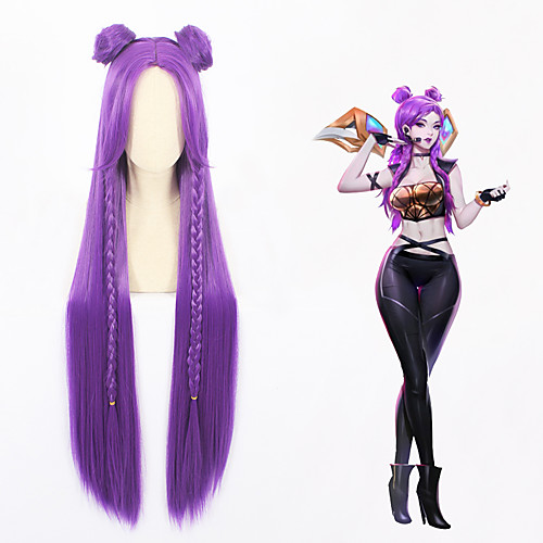 

Cosplay Cosplay Cosplay Wigs All 40 inch Heat Resistant Fiber Purple Anime