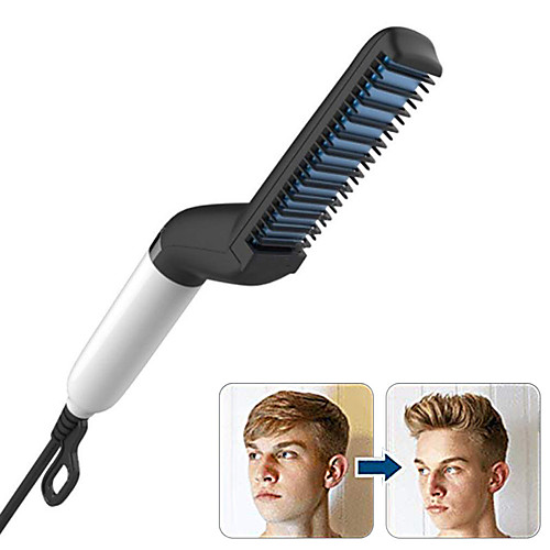 

Men Comb Hair Brush Multifunctional Beard Straightener Magic Hot Comb Hairbrush Electric Straightening Styling Tool Brushes