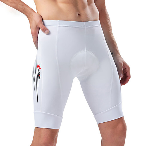 

cheji Men's Cycling Shorts Bike Pants / Trousers Bottoms Sports Solid Colored White Mountain Bike MTB Road Bike Cycling Clothing Apparel Bike Wear