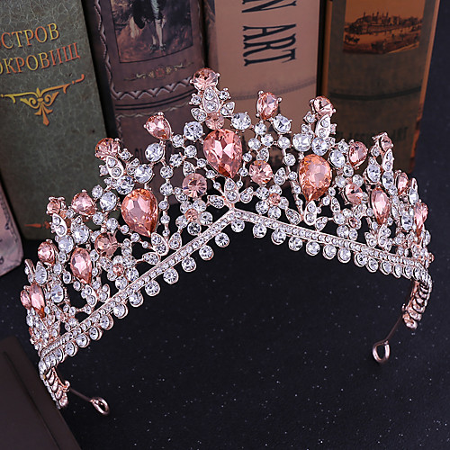 

Rhinestone / Alloy Tiaras with Crystal / Rhinestone 1 Piece Wedding Headpiece