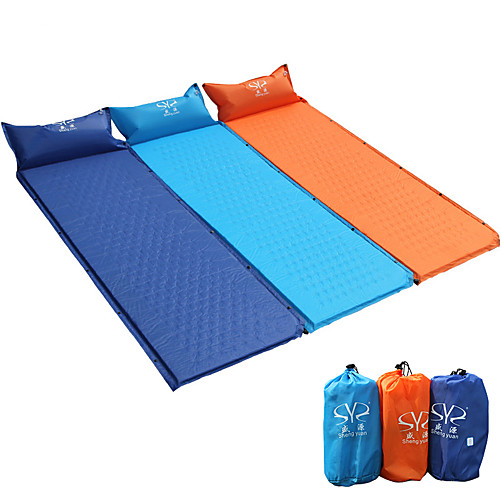 

Sheng yuan Sleeping Pad Self-Inflating Sleeping Pad Air Pad Make It Double Outdoor Camping Portable Heat Insulation Moistureproof PVC(PolyVinyl Chloride) PVC Tarpaulin 18565 cm Hiking Camping