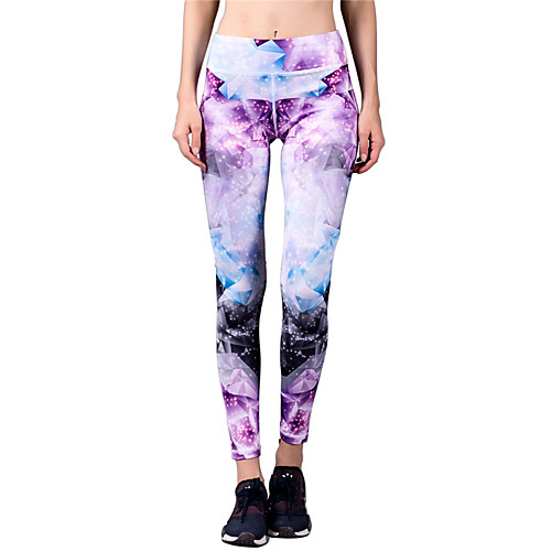 

Women's High Rise Yoga Pants Fashion Running Fitness Bottoms Activewear Breathable Quick Dry Soft Tummy Control High Elasticity Slim