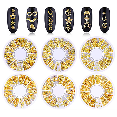 

200 pcs Relaxed Fit Metalic Sequins For Finger Nail Cross Pear nail art Manicure Pedicure Daily Stylish / Geometric