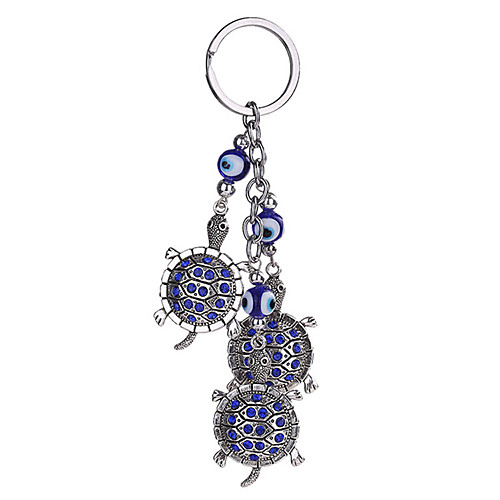 

Keychain Turtle Ring Jewelry Dark Blue For Causal Daily