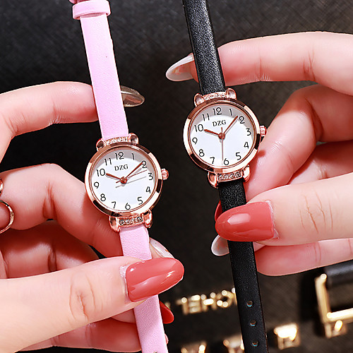 

Women's Quartz Watches Casual Fashion Black White Red TPU Chinese Quartz Orange Red Blushing Pink New Design Casual Watch 1 pc Analog One Year Battery Life