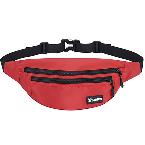 

Hiking Waist Bag Multifunctional Lightweight Breathable Fast Dry Outdoor Hiking Running Fitness Nylon Red Blue Grey