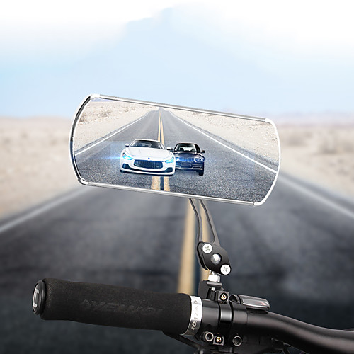 

Rear View Mirror Handlebar Bike Rear View Mirror Convex Mirror Adjustable Durable Easy to Install Cycling Bicycle motorcycle Bike Aluminum Alloy Black Silver Red 2 pcs Mountain Bike MTB Road Cycling