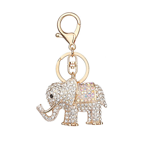 

Keychain Elephant Fashion Ring Jewelry White / Rose Gold For Causal Daily