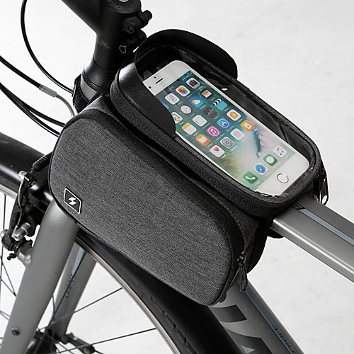 

Cell Phone Bag Bike Frame Bag Top Tube 6.2 inch Touch Screen Portable Cycling for Samsung Galaxy S6 Samsung Galaxy S6 edge LG G3 Black Road Bike Mountain Bike MTB Outdoor / iPhone XS Max / iPhone XS