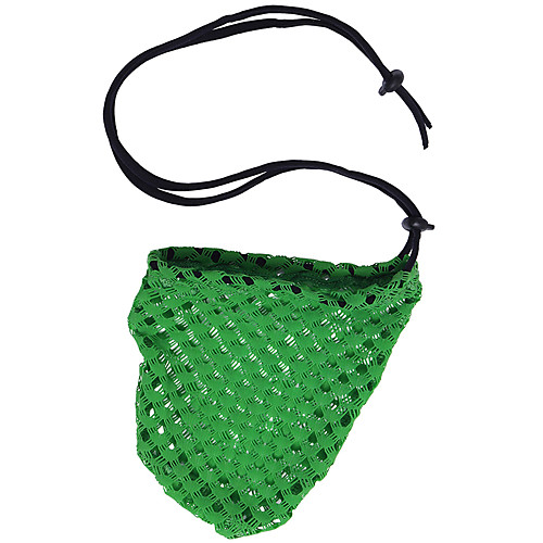 

Men's 1 Piece Mesh G-string Underwear - Normal Low Waist White Green L