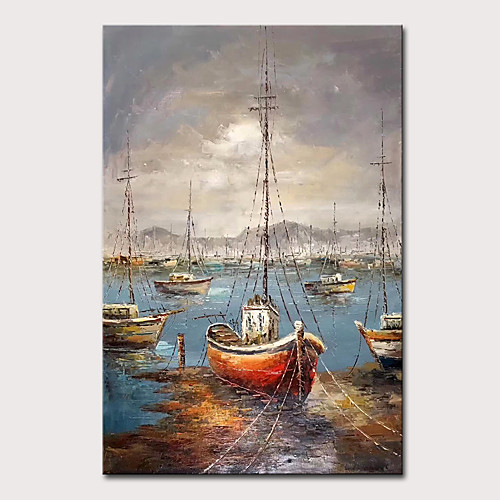 

Oil Painting Hand Painted Landscape Abstract Landscape Classic Vintage Rolled Canvas Rolled Without Frame