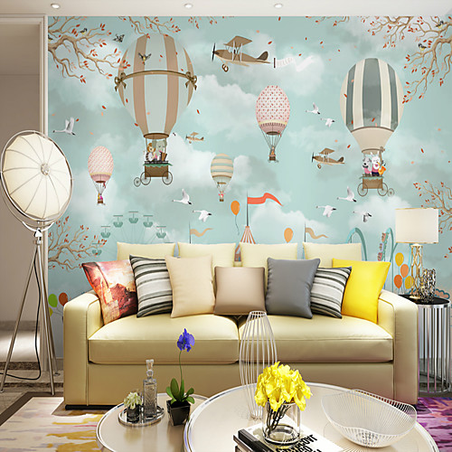 

Wallpaper / Mural / Wall Cloth Canvas Wall Covering - Adhesive required Art Deco / Pattern / Cartoon