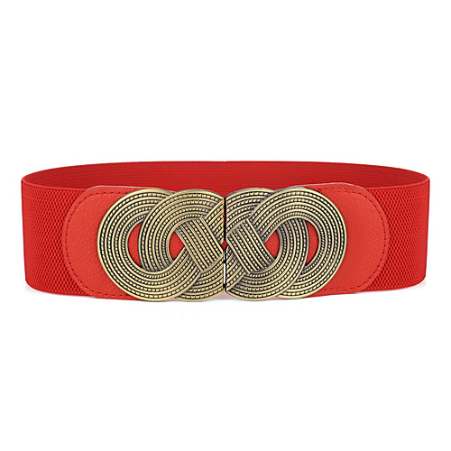 

Women's Party / Active / Cute Wide Belt - Solid Colored / Polka Dot / Color Block