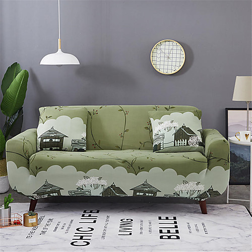 

Countryside Print Durable Soft High Stretch Slipcovers Sofa Cover Washable Spandex Couch Covers