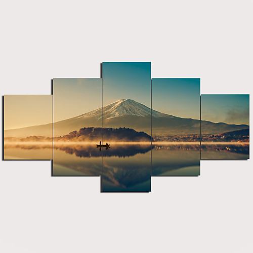 

Print Stretched Canvas Prints - Landscape Traditional Modern Five Panels Art Prints