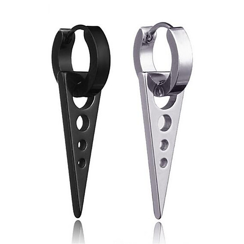 

Men's Single Earring Punk Earrings Jewelry Black / Silver For Sport Street