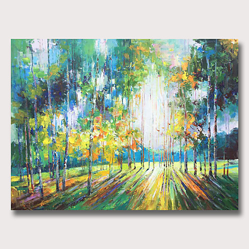 

Oil Painting Hand Painted - Abstract Landscape Classic Modern Rolled Canvas
