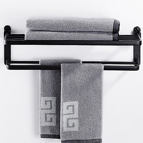 

Towel Bar New Design / Cool Contemporary Aluminum 1pc Double Wall Mounted