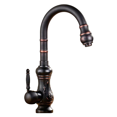 

Kitchen faucet - Single Handle One Hole Antique Copper Standard Spout / Tall / ­High Arc Centerset Contemporary / Antique Kitchen Taps