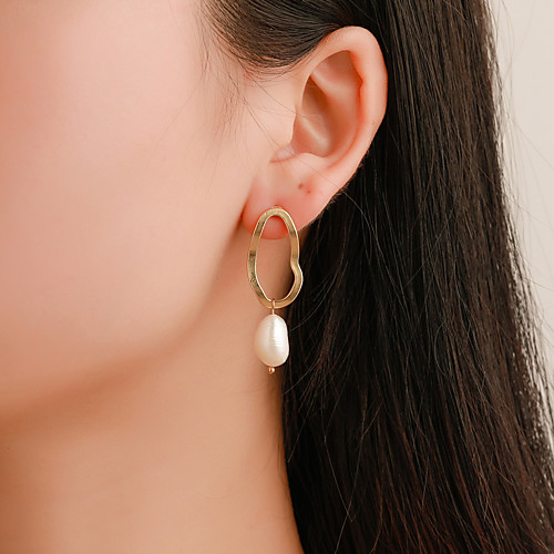 

Women's Earrings Holiday Wedding Birthday Romantic Earrings Jewelry Gold For Date Street Festival 1 Pair