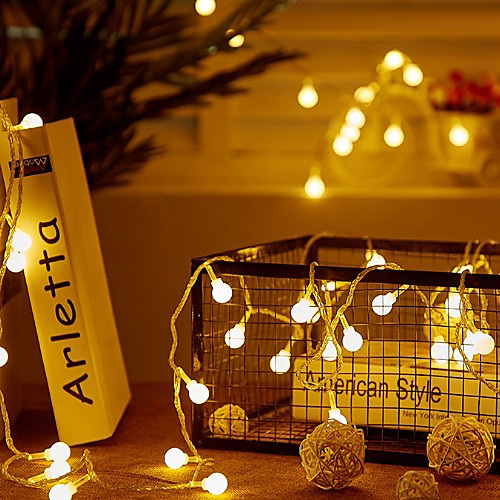 

1m String Lights 10 LEDs 1 set Warm White 220-240 V