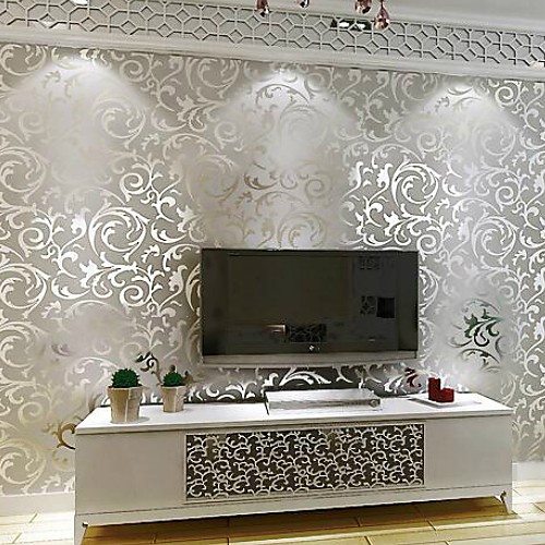 

Wallpaper Plastic & Metal Wall Covering - Adhesive required Metallic 100053cm