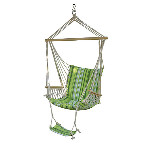 

Hammock Chair Outdoor Portable Comfortable Durable Canvas for 1 person Hunting Fishing Camping Mineral Green 10056 cm
