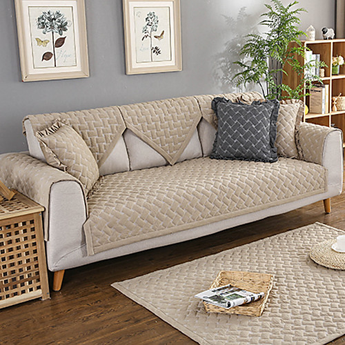 

Sofa Cover / Sofa Cushion Contemporary Quilted Cotton Slipcovers