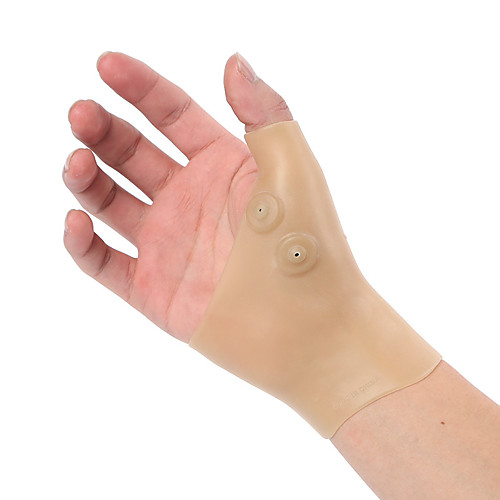 

Wrist Support Wrist Protection for Fitness Gym Workout Removable Pain Relief - Silicon 1 Piece Training Daily Wear Brown