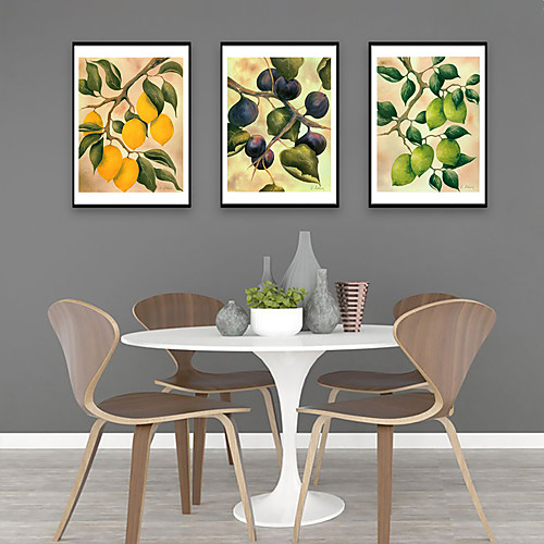 

Framed Art Print Framed Set - Still Life Botanical PS Illustration Wall Art