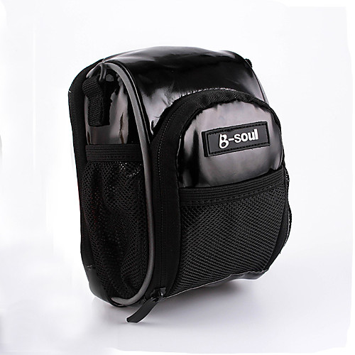 

B-SOUL 0.8 L Bike Handlebar Bag Shoulder Messenger Bag Portable Durable Bike Bag PU Leather Oxford Cloth Bicycle Bag Cycle Bag Cycling Road Bike Mountain Bike MTB Outdoor