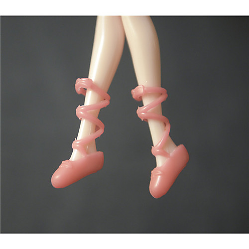

Casual Shoes For Barbiedoll PVC(PolyVinyl Chloride) Shoes For Girl's Doll Toy