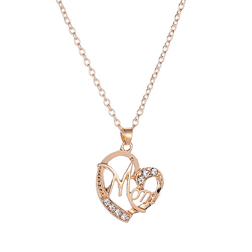 

Women's Pendant Necklace Name Chrome Rose Gold Black Gold Silver 51 cm Necklace Jewelry 1pc For Street Promise Festival