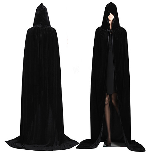 

Elf Pastor Coat Cosplay Costume Witch Broom Halloween Props Masquerade Adults Adults' Men's Cosplay Lolita Medieval Christmas Halloween Carnival Festival / Holiday Satin Velvet Black / White / Purple