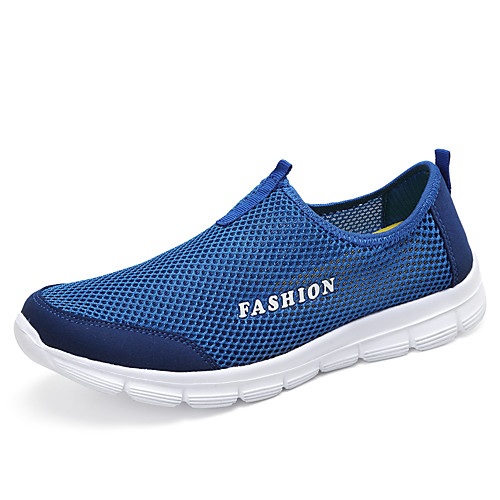 

Men's Fall / Spring & Summer Sporty / Casual Daily Outdoor Trainers / Athletic Shoes Running Shoes / Walking Shoes Mesh Breathable Non-slipping Shock Absorbing Dark Grey / Black / Light Grey Color