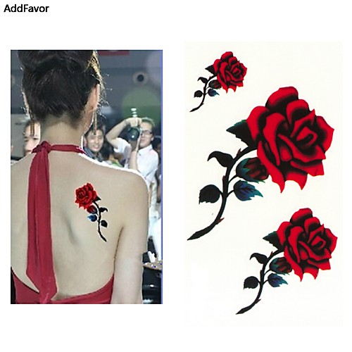 

10 pcs Temporary Tattoos Water Resistant / Best Quality Hand / brachium / Shoulder Tattoo Stickers