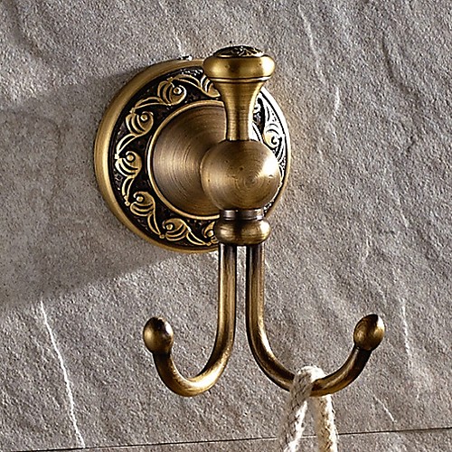 

Robe Hook Premium Design / Cool Antique Brass 1pc Wall Mounted