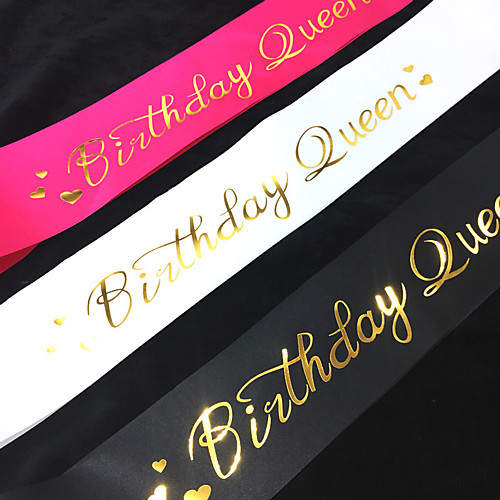 

Party / Birthday Party Accessories Bridal Sashes Patterned Cloth Demin Classic Theme / Birthday / Letter