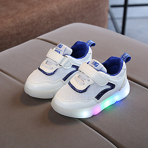 

Boys' LED / LED Shoes Mesh Sneakers Toddler(9m-4ys) / Little Kids(4-7ys) Luminous Red / Pink / Blue Summer / Rubber