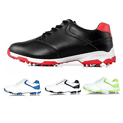 

PGM Men's Golf Shoes Shock Absorption Breathable Cushioning Wearproof Low-Top Golf Spring Summer Fall Red black Black Blue / White Green