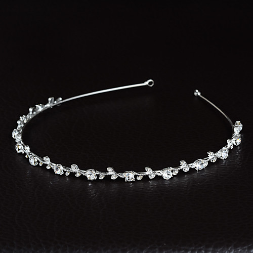 

Crystal / Alloy Headbands with Crystal / Faux Pearl 1 Piece Wedding / Special Occasion Headpiece