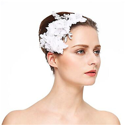 

Imitation Pearl / Rhinestone / Fabrics Hair Combs with Imitation Pearl / Crystal / Rhinestone / Flower 1 Piece Wedding Headpiece