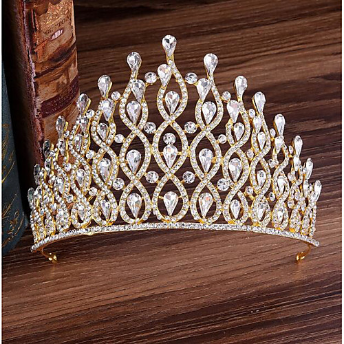 

Alloy Tiaras with Sparkling Glitter / Glitter 1pc Wedding / Party / Evening Headpiece