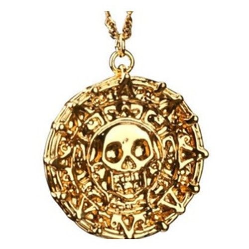 

Men's Pendant Necklace Classic Skull Classic Fashion Alloy Gold 45 cm Necklace Jewelry 1pc For Club Bar