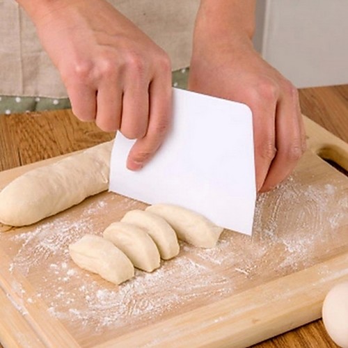 

Cream Smooth Cake Spatula Baking Pastry Tools Dough Scraper Kitchen Butter Knife Dough Cutter